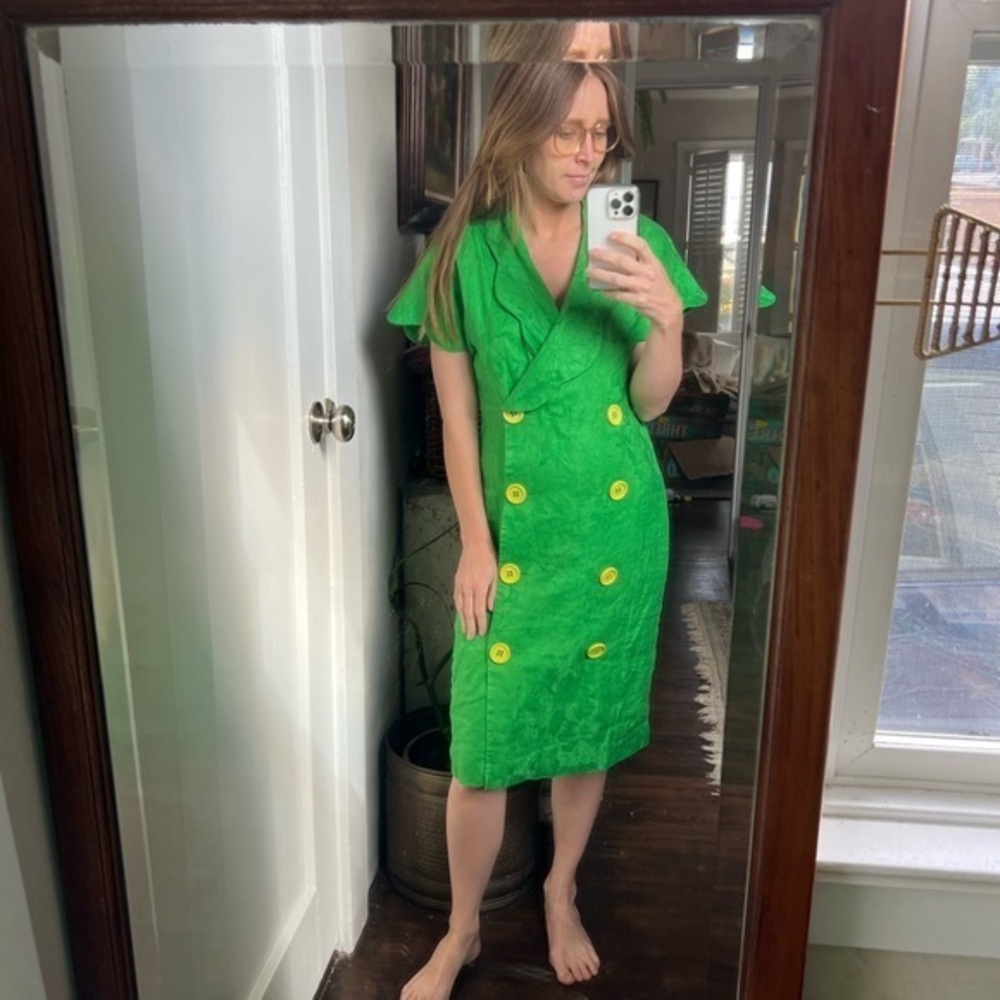 Vintage Albert Nipon Double Breasted Blazer Dress - image 1